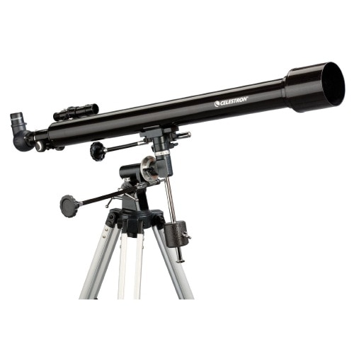 Pachet promo: Telescop AstroMaster 60EQ + Suport Hama pentru telefoane / binoculare / telescop cu Ø 2,5-4,8 cm