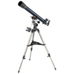 Pachet promo: Telescop AstroMaster 70EQ + Suport Hama pentru telefoane / binoculare / telescop cu Ø 2,5-4,8 cm